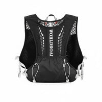 Multifunctional Pockets Lightweight Trail Running Vest Breathable Mesh Long-Distance Hydration Backpack Adjustable Straps Cross-Country Race Vest for Cyclists