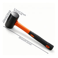 Rubber Mallet Non-Marring Installation Hammer Double-Faced for Home Improvement