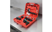 14 Pieces Cooling System Pressure Tester Kit Universal Radiator Leak Tester Coolant Vacuum Refill Tool for Mechanics, Home Mechanics