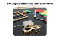 light-emitting diode Wire Lights Battery Operated miniature light-emitting diode illumination wire Warm radiance for Bedroom, Parents