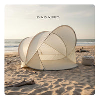 Protection Quick-Setup Beach Tent Water Resistant Automatic Sun Shade Lightweight Portable Camping Shelter for Park