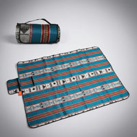 Outdoor Rug and Waterproof Picnic Blanket for 4-6 People, Large 200*290cm Camping Mat with Anti-Slip Backing, Beach Blanket, Camping Blanket