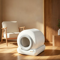 Anti-Leakage Fully Enclosed Automatic Litter Box Quiet Smart Cat Litter Box for Home