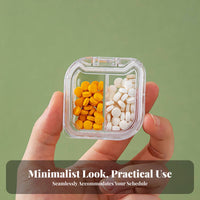 8-Compartment Box everyday pharmaceuticals Management medication Organizer Portable