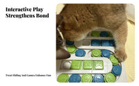 Mental Stimulation Dog Treat Brain Teaser Toy Slows Down Eating Dog Brain Teaser Toy Reduces Boredom for Dogs, Young Dogs, Feeding Time