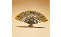Folding Hand Fan Traditional Chinese Folding Fan Antique-Style for Dancers
