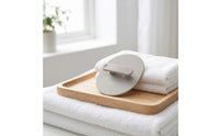 Bath Scrubber with Loop Handle Textured Silicone Bath Pad Gentle