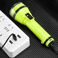 Bright Diving Headlamp with Strap Handheld Diving Flashlight Adjustable Waterproof Torch Strong for Night Fishing