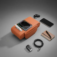 Multi-Functional Design Console Organizer with Cup Holder and Tissue Box Fast Charging Multifunctional Armrest Storage Box Anti-Slip Construction Armrest Pad with Tissue Holder Elbow Support for Daily Commute
