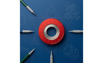 Drawing Circle Tool with Adjustable Blades Stainless Steel Circle Drawing Tool Retractable Accurate for Designers
