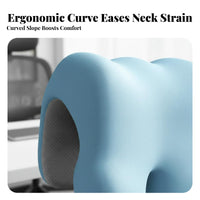 Office Chair Neck Pillow Multi-Functional Ergonomic Chair Headrest Desk Resting Pillow Pressure Relief Viscoelastic Foam Neck