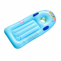 Thickened Kids Buoyant Board with Handles Large Size Children's Inflatable Surfboard High Buoyancy Wave Body Board with Handles Portable for Swimming Pool, Beach