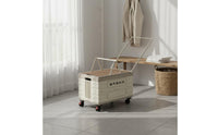 Foldable Storage Box Portable Trunk Storage Box Heavy Duty Home Organization for Picnic, Travel