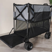 YJX Folding Outdoor Camping Cart, Multi-functional, Beach/Fishing/Camping