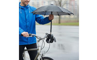 Rainproof Flexible Hose Phone Shade Portable Mini Umbrella Phone Mount Glare Reduction for Delivery Riders, Couriers