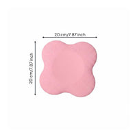 2 Pieces Embossed Flower Kneeling Pad Textured Grip Exercise Kneeling Pad Thick Padded Knee Mat Cushioned