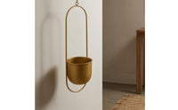 Iron Hanging Planter Detachable Hook Metal Hanging Pot Wall Mounted Iron Planter Nordic-Style Plant Holder Minimalist