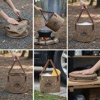 Portable Folding Water Bucket 5L/10L for Outdoor Travel Camping