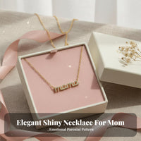 Mama Necklace Hypoallergenic Mom Letter Necklace Nickel-without for Moms, Moms
