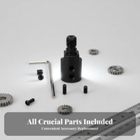 Easy Conversion M10-sized thread engine Arbor Adapter firm-hold Arbor Adapter Kit High Hardness Spindle Connector DIY indispensable for Workshop Professionals, Hobbyists, Model modelers, Grinding, Polishing, Cutting, Home Repairs