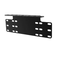 Carbon Steel Front License Plate Mounting Bracket Slotted Front License Plate Bracket Black Heavy Duty for off-Highway Drivers, Car Enthusiasts