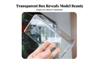 Safeguarding 1:64 Scale Model Car Display Box Includes Base 1/64 Scale Display Case Easy to Assemble for Hobbyists