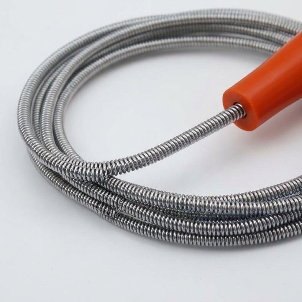 Hair Removal Drain Auger, Plumbing Tools for Sink, Flexible for , Long Metal Pipe Cleaner for Kitchen Homeowner Clog Remover