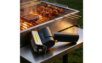Cordless Electric Grill Brush with Replacement Heads Long-Lasting Electric Grill Brush Heat-Resistant Stainless Steel for Backyard Grilling