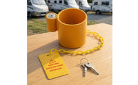 5th Fifth Wheel Coupling Lock with Warning Tag Drill Resistant King Coupling Lock with Warning Tag Weatherproof for Rv Owners