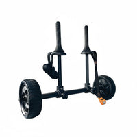 Cart with Scupper Supports Portable Kayak Cart with Wheels Heavy-Duty Transport Carrier for Kayakers, Paddlers, Boat Launch
