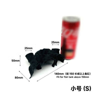 Resin Aquarium Cave Natural Aquarium Rock Cave Aquatic Tank Hideout Safe for Aquascaping