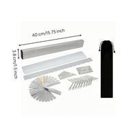 Fret Leveling Kit Silver Fret Leveling Bar with Gauges Comprehensive Luthier Tools for Luthiers, Workshop, Bench Tuning