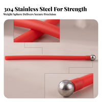 Stainless Steel Silicone Tube with Metal Ball Lightweight Fluid Line