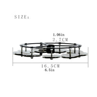 hatHat Bell with Clamp Mount Compact Drum Cymbals Bell Metal Percussion Accessory for Drummers