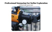 High Magnification 70mm Opening Tele Easy Assembly Astronomical Tele with Tripod Fully Multi-Coated Lens Optical Instrument Phone Mount Compatible for Beginners, Amateur Astronomers, Moon Watching, Educational Purposes, Backyard, Outdoor
