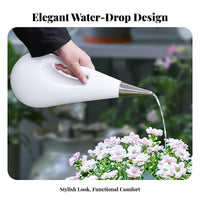 Teardrop Watering Can Large Capacity Long Spout Watering Can Easy to Fill Gardening Supply for Homeowners, Office Workers, Garden, Balcony, Patio