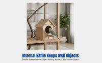 Parrot Breeding Box, Wooden Bird Shelter, Nesting Villa, For Budgerigar, Cockatiel, Finch, Multiple Choices