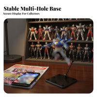 5 Pieces Action Figure Display Stand Adjustable Action Figure Stand Articulated Model Holder Sturdy Support for Photography