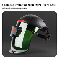 & IR Protection Auto-Darkening Metal-Joining Helmet Shockproof Resistant Auto Darkening Metal-Joining Helmet Comfortable Fit for Welders