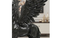 Winged Horse Sculpture Modern Design Winged Horse Statue Highly Detailed for Office