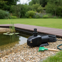 High Flow Rate Submersible Water Pump Energy Saving Variable Frequency Pump Dry Run Protection for Outdoor, Aquarium