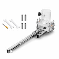 Adjustable Wood-Routing Slotting Jig Precision Slotting Jig with Guide Easy to Use Tool Heavy-Duty for Woodworkers