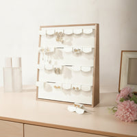 Earring Display Stand Freestanding Earring Organizer Board Countertop Fold-out for Jewelers, Craft Fairs, Dresser