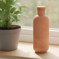 Slow-Release Terracotta Watering Bottle Porous Self-Watering Olla Automatic Clay Irrigation Vessel Indoor Outdoor for Travelers, Potted Plants