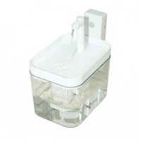 Ultra-Quiet Pump Circulating Feline Water Dispenser Whisker-Friendly Design Wireless Pet Drinking Fountain for Cats