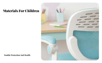 Height Adjustable Rolling Student Chair Ergonomic Design Armless Roller Seat Thick Cushion children's Furniture 360-Degree Swivel for Students, Parents, Homework, Study Room, Bedroom, School Dorm