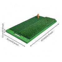Golf Chipping Mat Space-Saving Golf Swing Mat Carry Handle Sports Gear