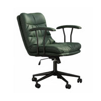 Height Adjustable Armless rotating Chair Minimalist Design Office Furniture with Casters Computer Seating Curved spine supportrest for Students, Home Workers, Adults, Study Room, Small Spaces, Bedroom