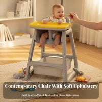 Infant Dining Chair Easy to Hygienic Infant Eating Chair with Tray PP Material Young Child Feeding Seat for Young Children, Infants, Kitchen