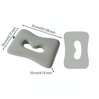 Memory Foam Pillow with Ear Hole Ergonomic Design Ear Piercing Pillow Spinal Alignment for Side Sleepers
